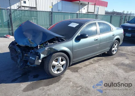 2004 Dodge Stratus Sxt из США, поврежденный, VIN 1B3EL46X04N238403